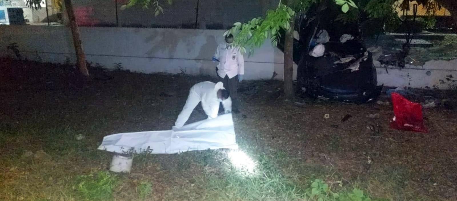 El joven perdió el control del vehículo. 