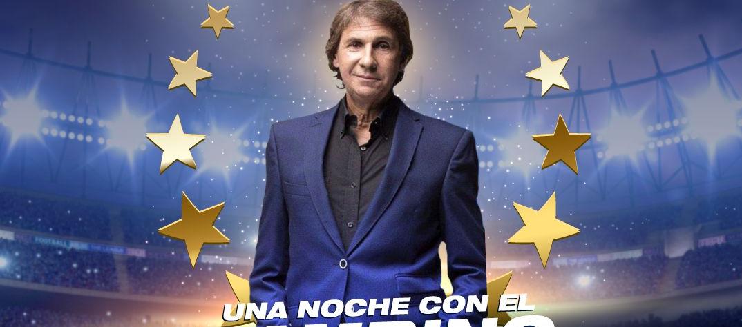 Afiche promocional de la charla de fútbol con el 'Bambino' Pons.