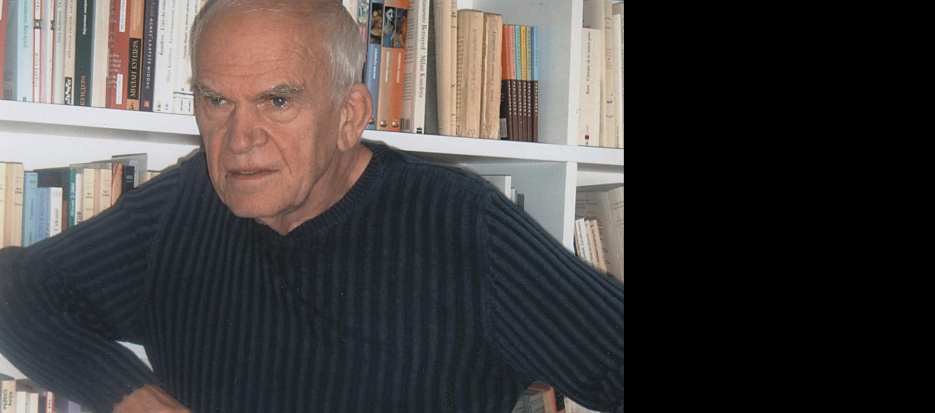 El escritor checo Milan Kundera.