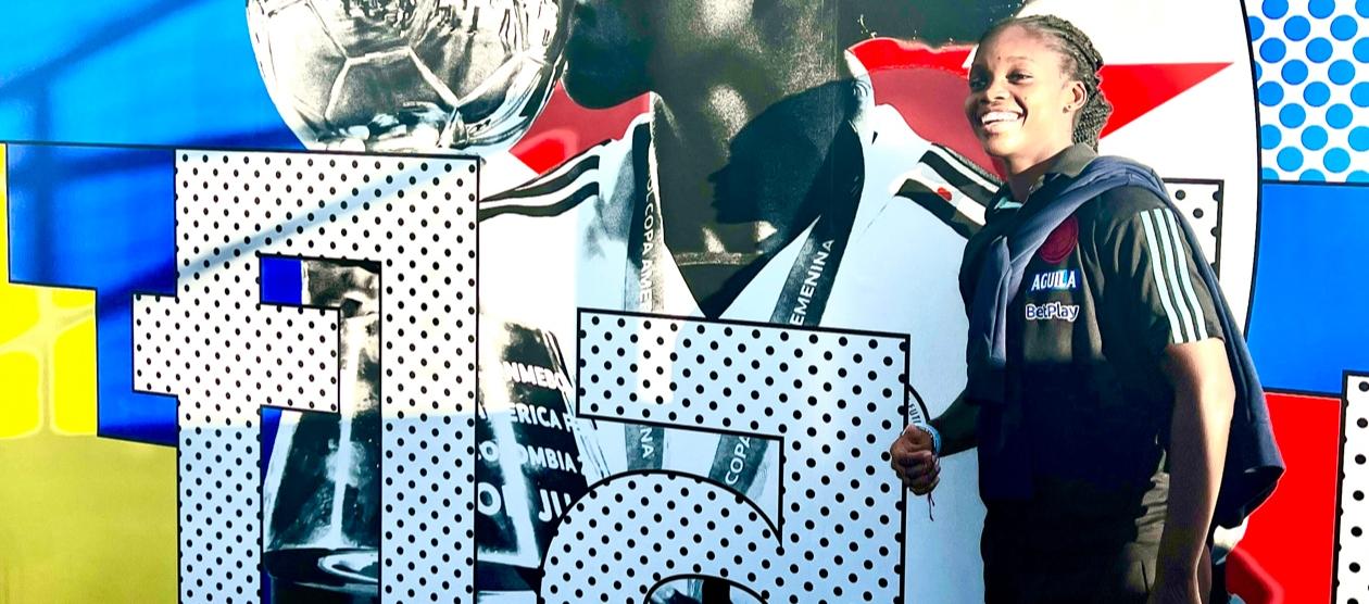 La delantera colombiana Linda Caicedo.
