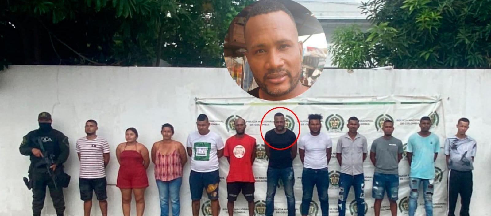 Luis Darío Guevara Serna, alias ‘Comando Niño’ , y otros 10 capturados