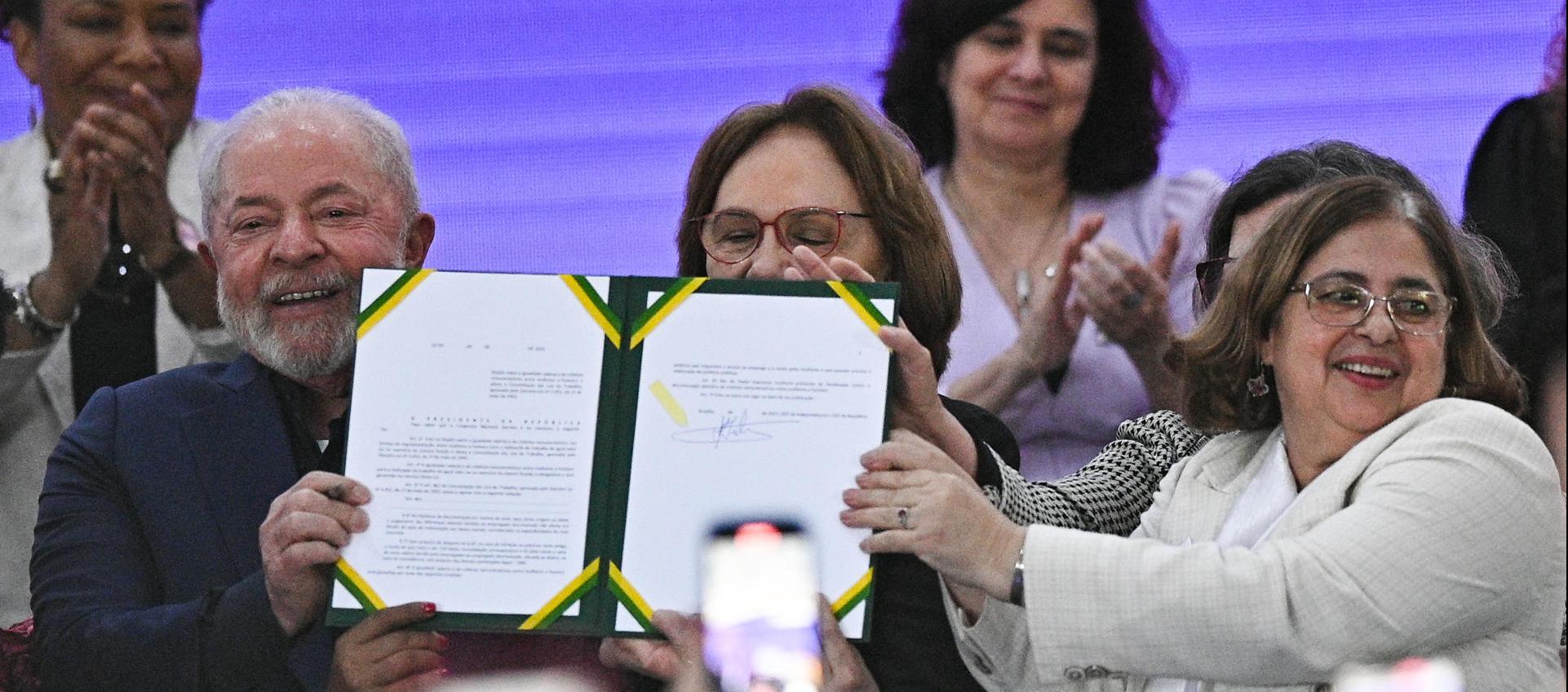 Luiz Inácio Lula da Silva, presidente de Brasil.