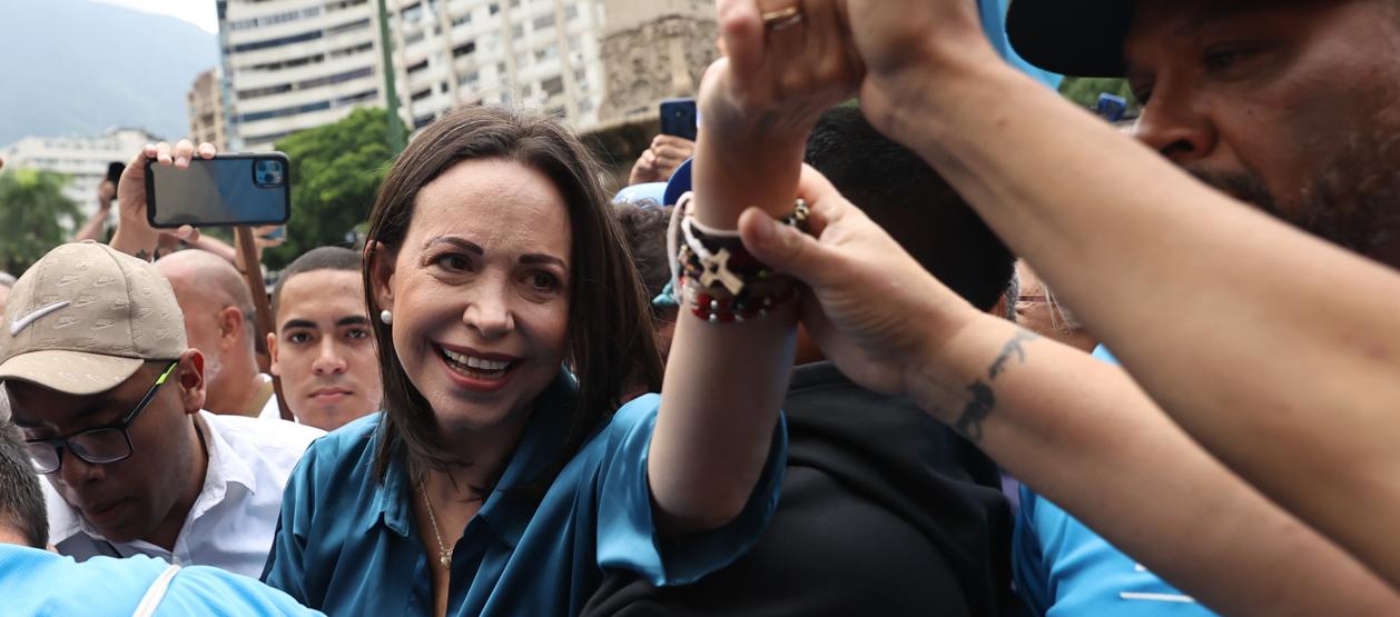  La líder opositora venezolana María Corina Machado.