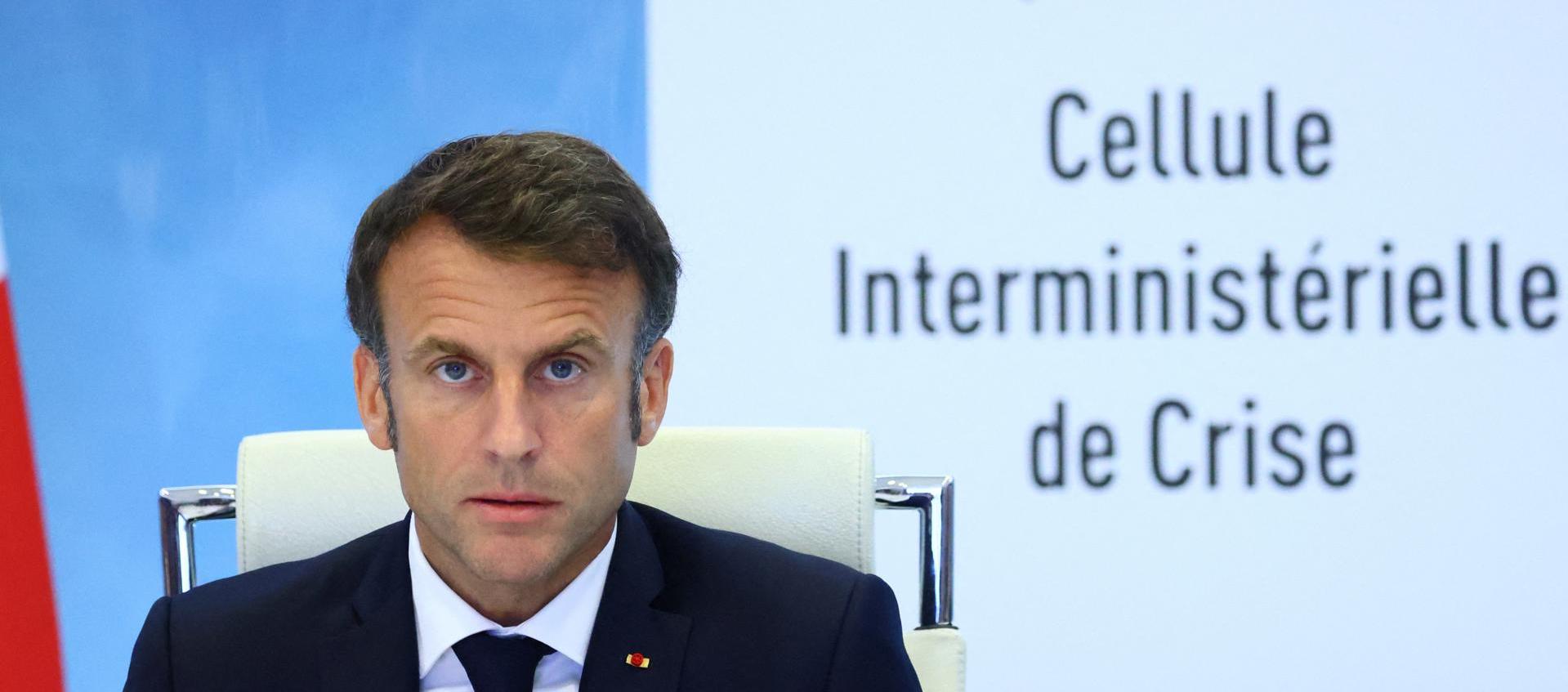 Emmanuel Macron, presidente de Francia.