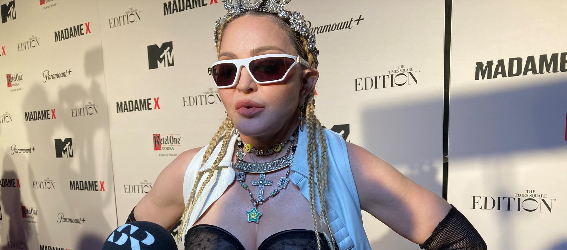 La cantante Madonna.