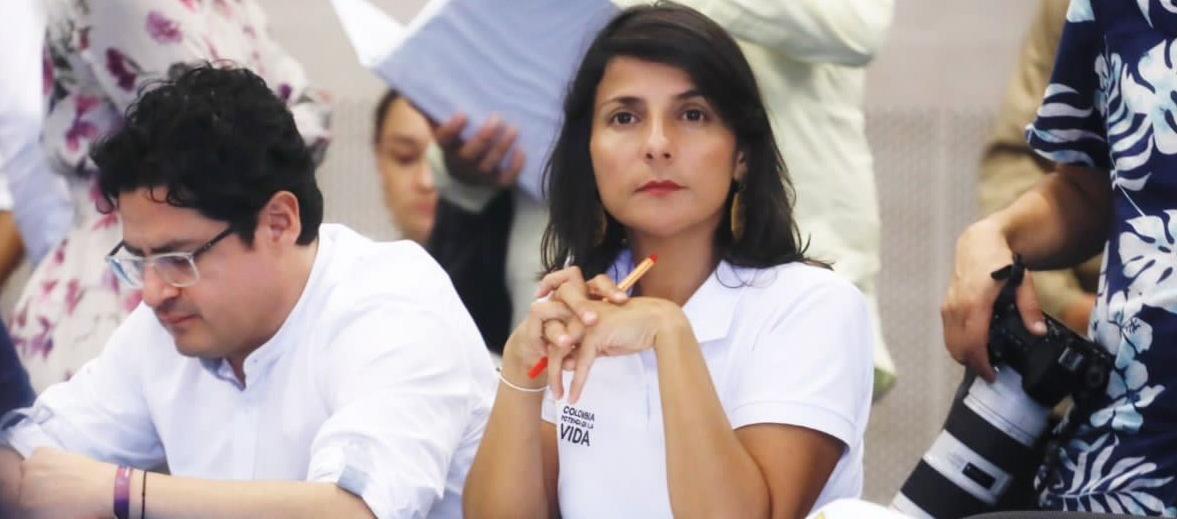 La ministra de Minas y Energía, Irene Vélez Torres.