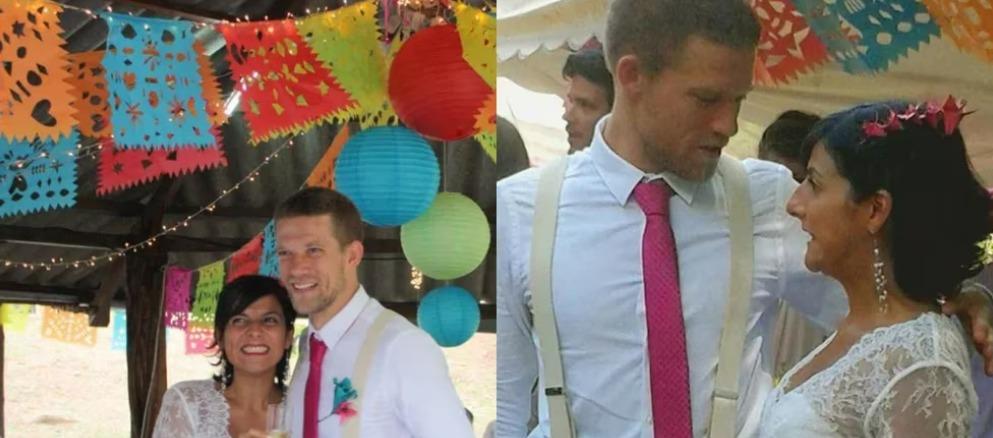 Sjoerd van Grootheest y su esposa, la Ministra de Minas y Energía, Irene Vélez.