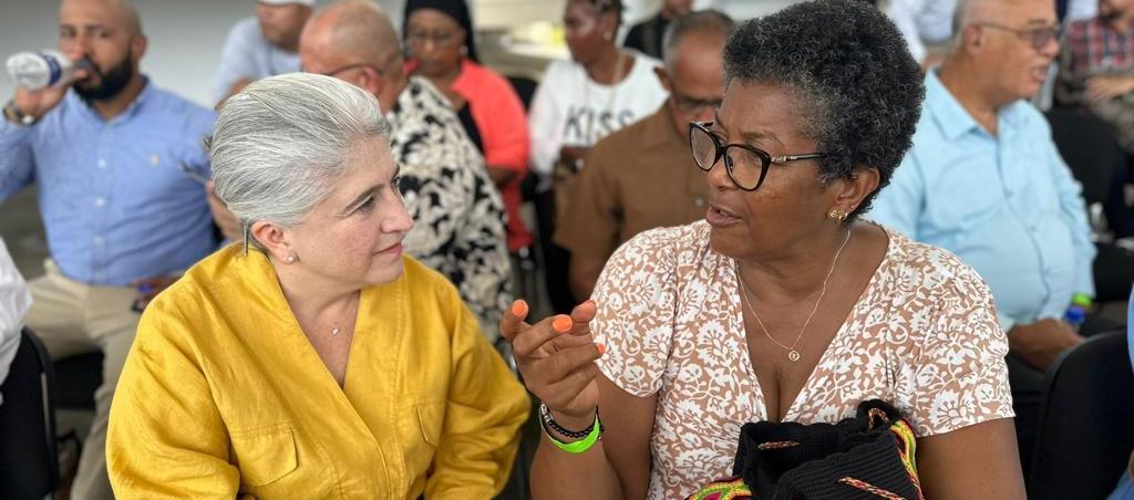 La Ministra de Vivienda, Catalina Velasco.