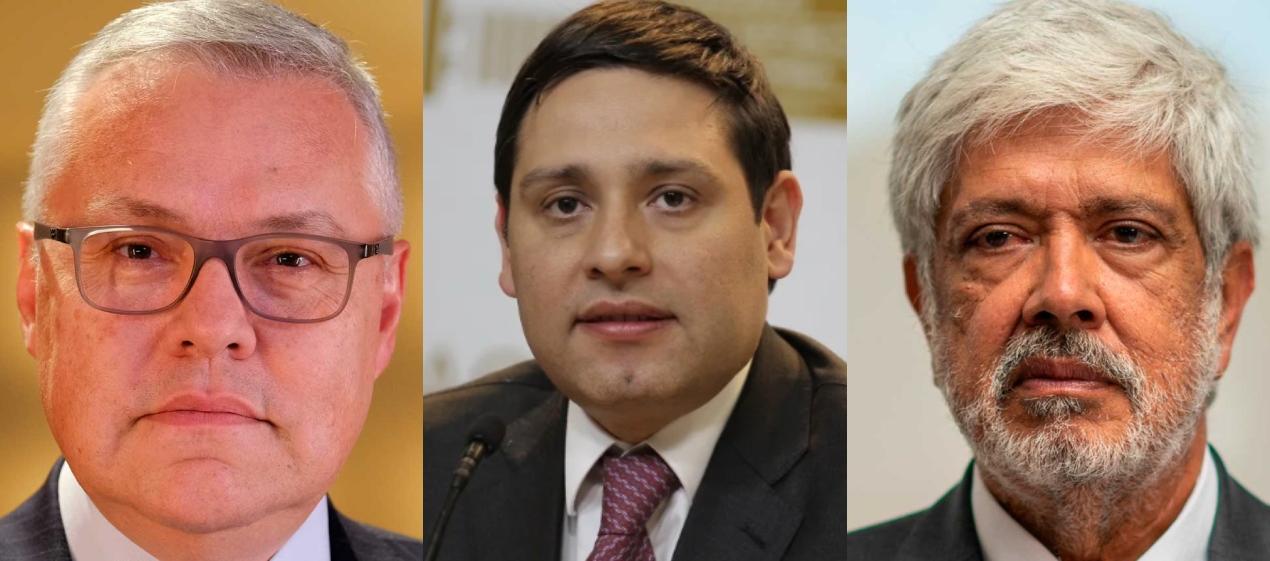 Néstor Osuna, Mauricio Lizcano y Germán Umaña. 