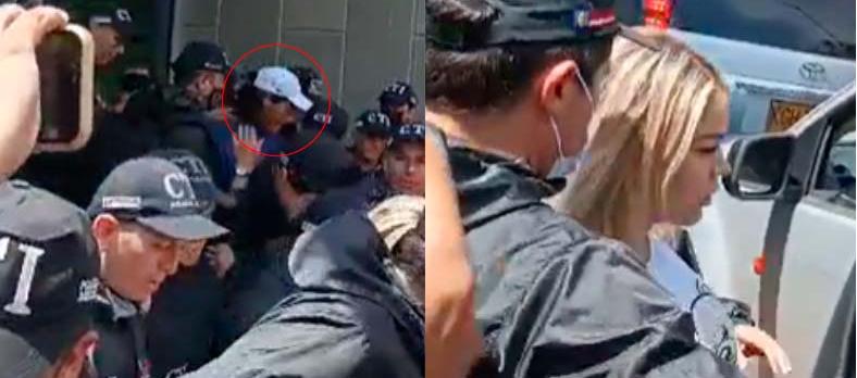 Trasladados a Bogotá Nicolás Petro y Daysuris Vásquez