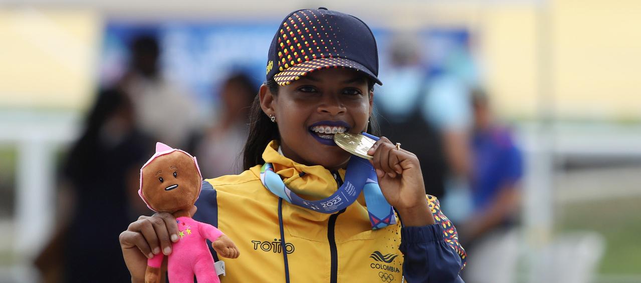 La colombiana Geiny Pájaro.