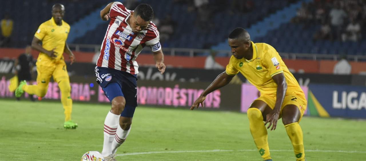 Partido de Junior con Bucaramanga en el Metropolitano. 