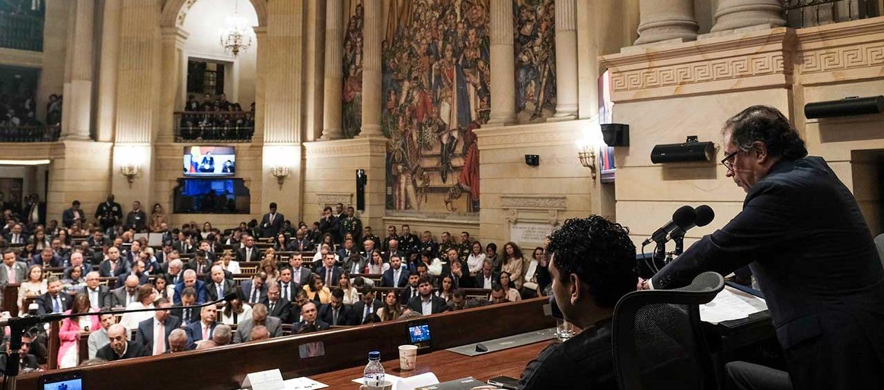 El Presidente colombiano, Gustavo Petro.