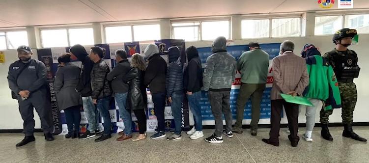 Capturan a 13 integrantes de la red.