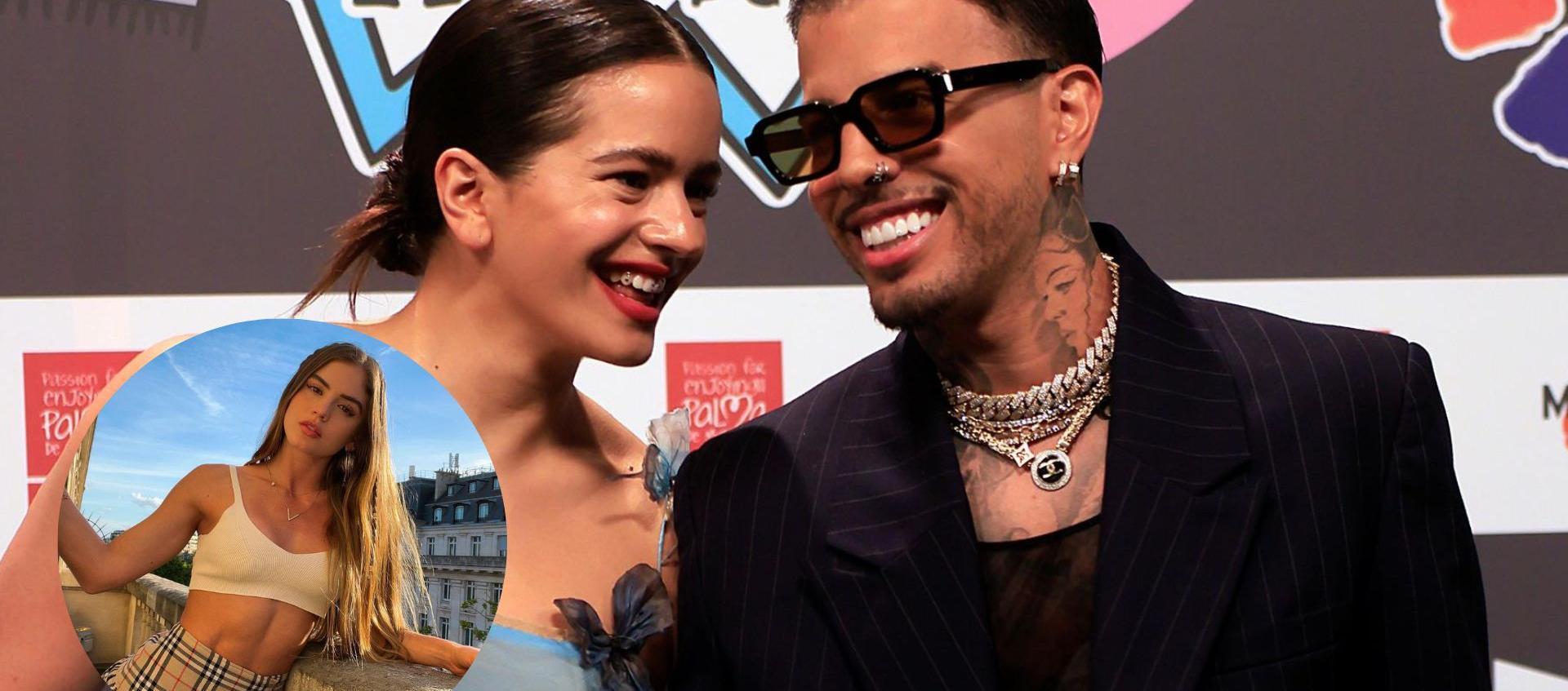 Rosalía, Rauw Alejandro y Valeria.