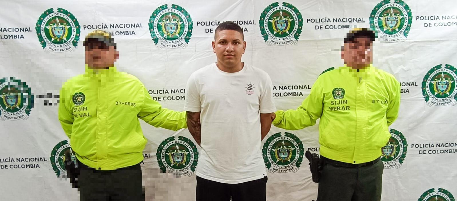 Stiven Javier Márquez Pertuz, capturado.