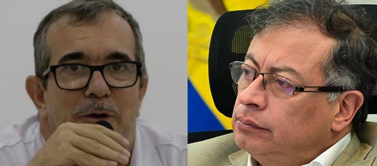 'Timochenko' y Gustavo Petro.
