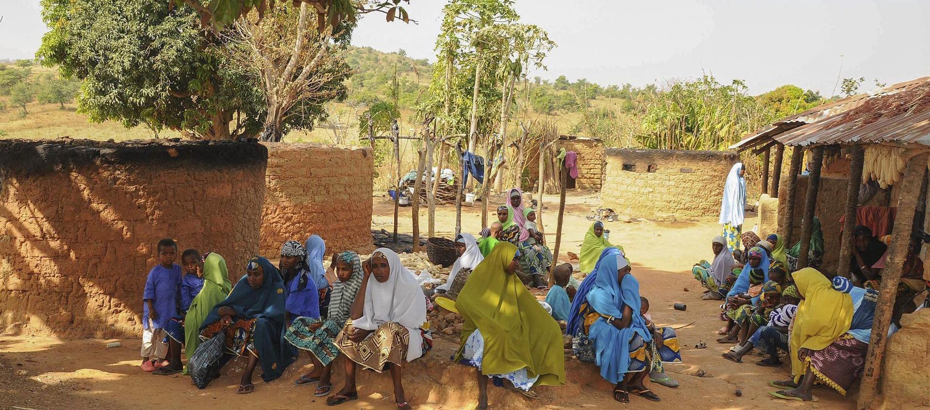 Víctimas de violencia en Nigeria.