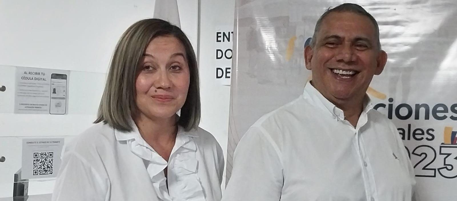 Verónica Patiño y Máximo Noriega