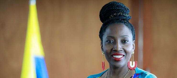 La Viceministra de Educación Superior, Ana Carolina Quijano Valencia.