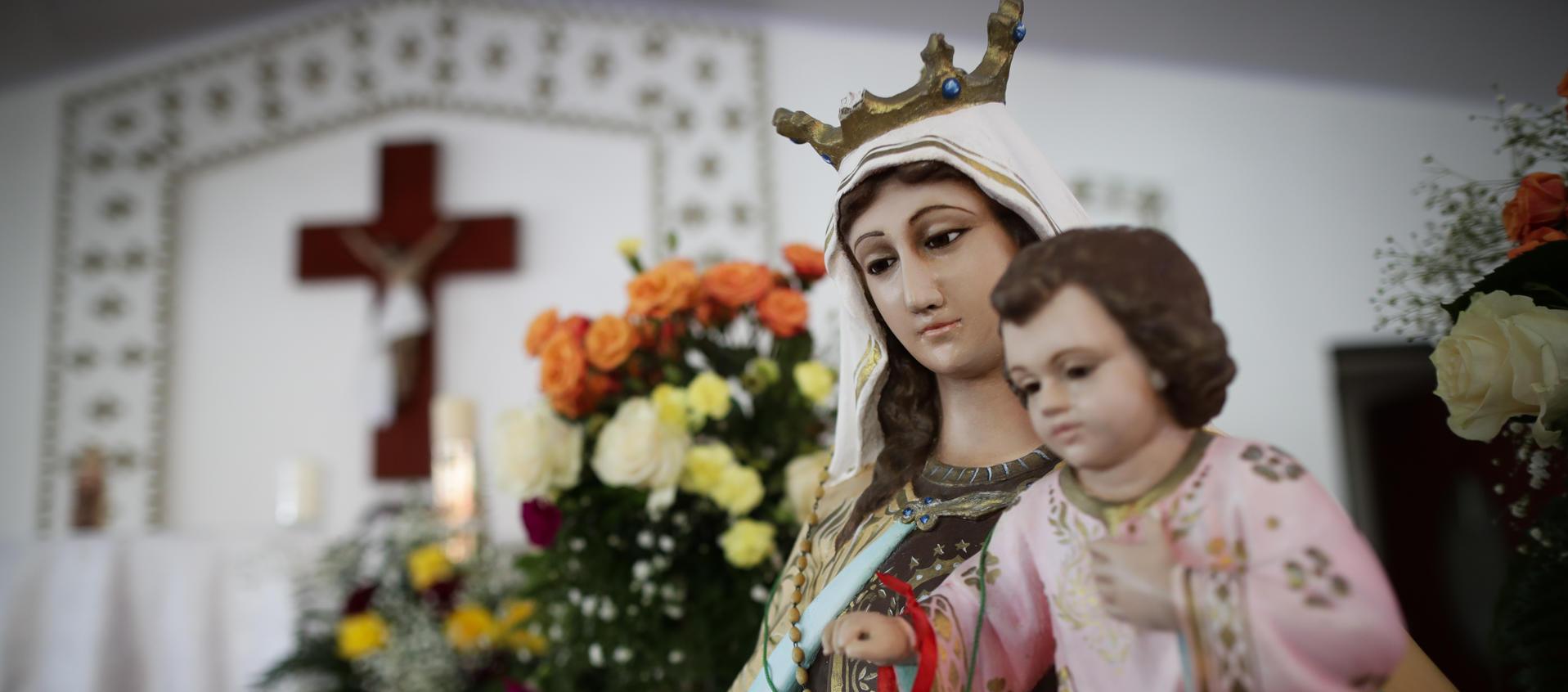 Virgen del Carmen en Panamá.