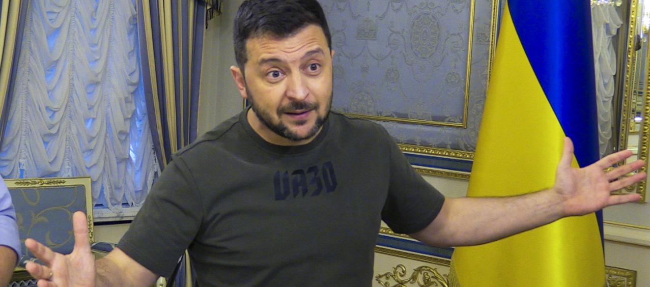 El presidente ucraniano, Volodímir Zelenski.