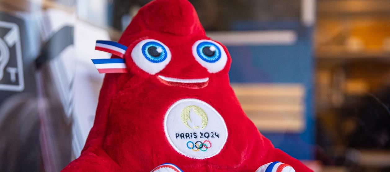 Mascota oficial de los Juegos Olímpicos de Paris 2024.