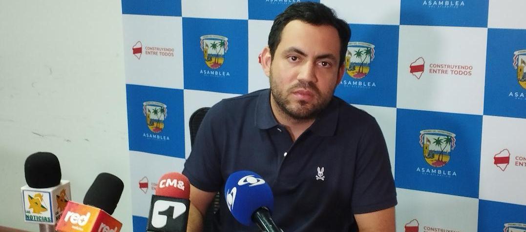 Welfran Mendoza, presidente de la Asamblea Departamental. 