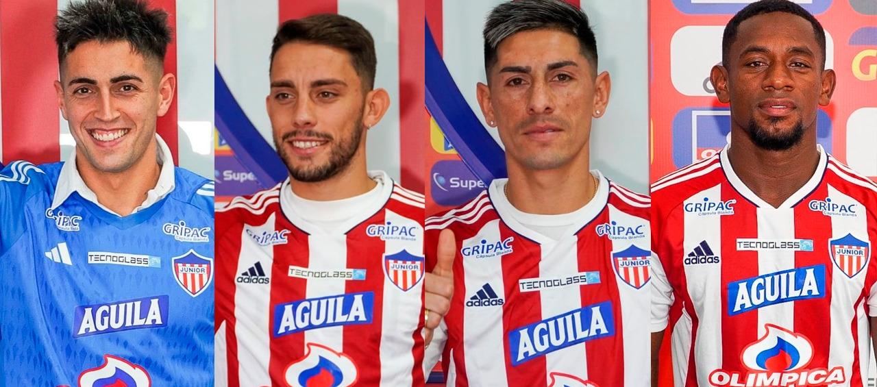 Santiago Mele, Gonzalo Lencina, Emanuel Olivera y Pablo Rojas.