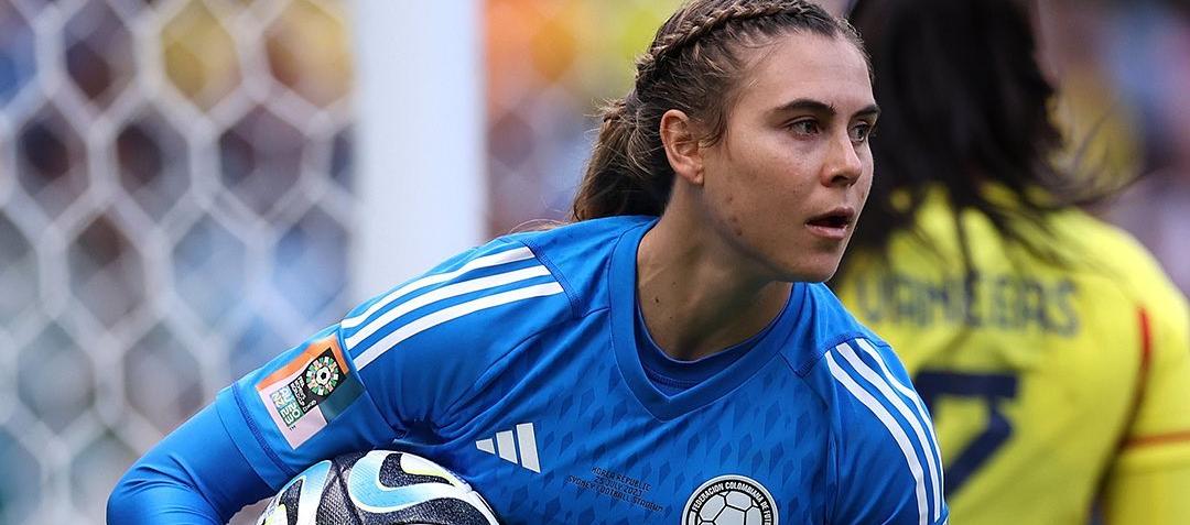 Catalina Pérez, portera titular de la Selección Colombia. 