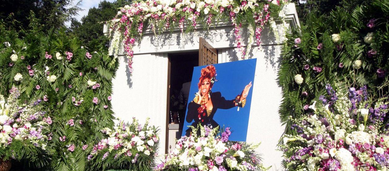 Lugar donde reposan los restos de Celia Cruz, en el cementerio de Woodlawn, en El Bronx. 