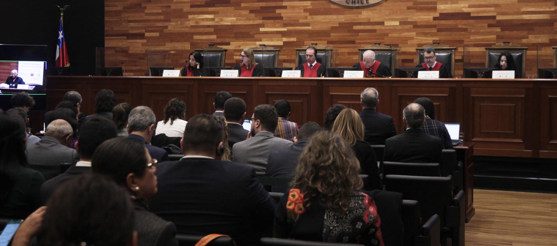 Imagen de referencia, sesión de la Comisión Interamericana de Derechos Humanos, CIDH.