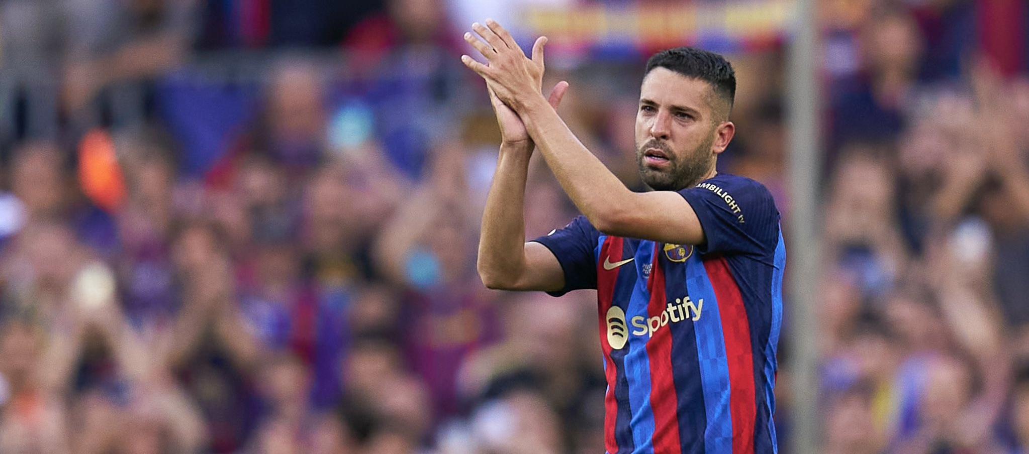 Jordi Alba abandonó el Barcelona después de 11 temporadas. 