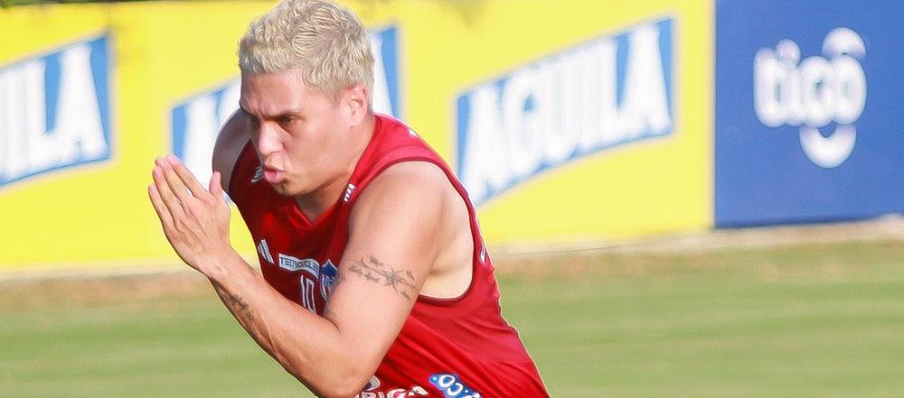 Juan Fernando Quintero en la pretemporada con Junior. 