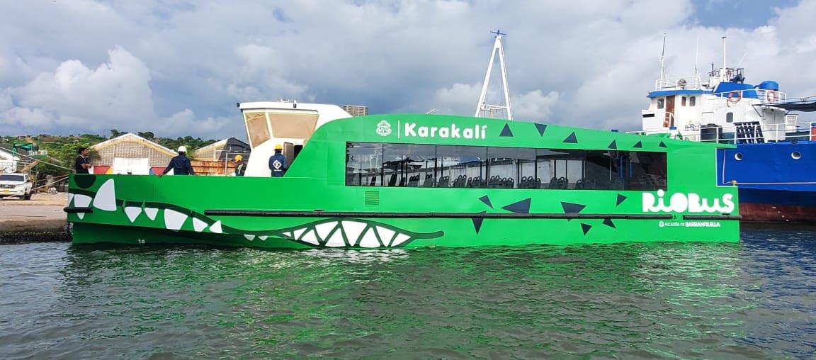 El 'Karakalí', el primer Río-Bus que tendrá Barranquilla