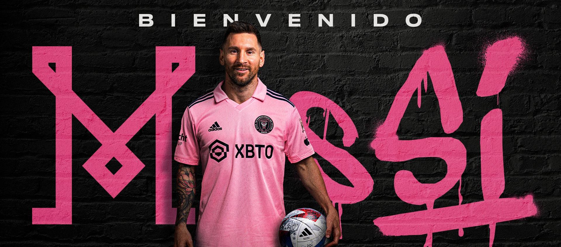 Primera imagen de Lionel Messi con la camiseta del Inter de Miami. 