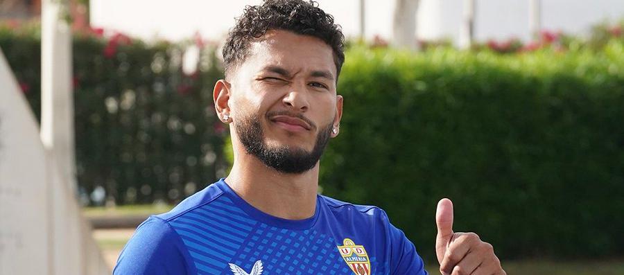 Luis Javier Suárez maecó cuatro goles en 21 encuentros con el Almería en la temporada anterior. 