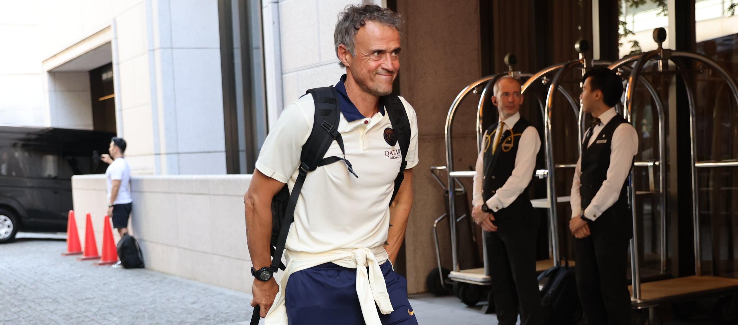 Luis Enrique, entrenador del París Saint Germain. 