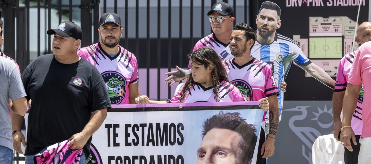 La llegada de Lionel Messi al Inter de Miami ha despertado expectativa entre sus hinchas. 