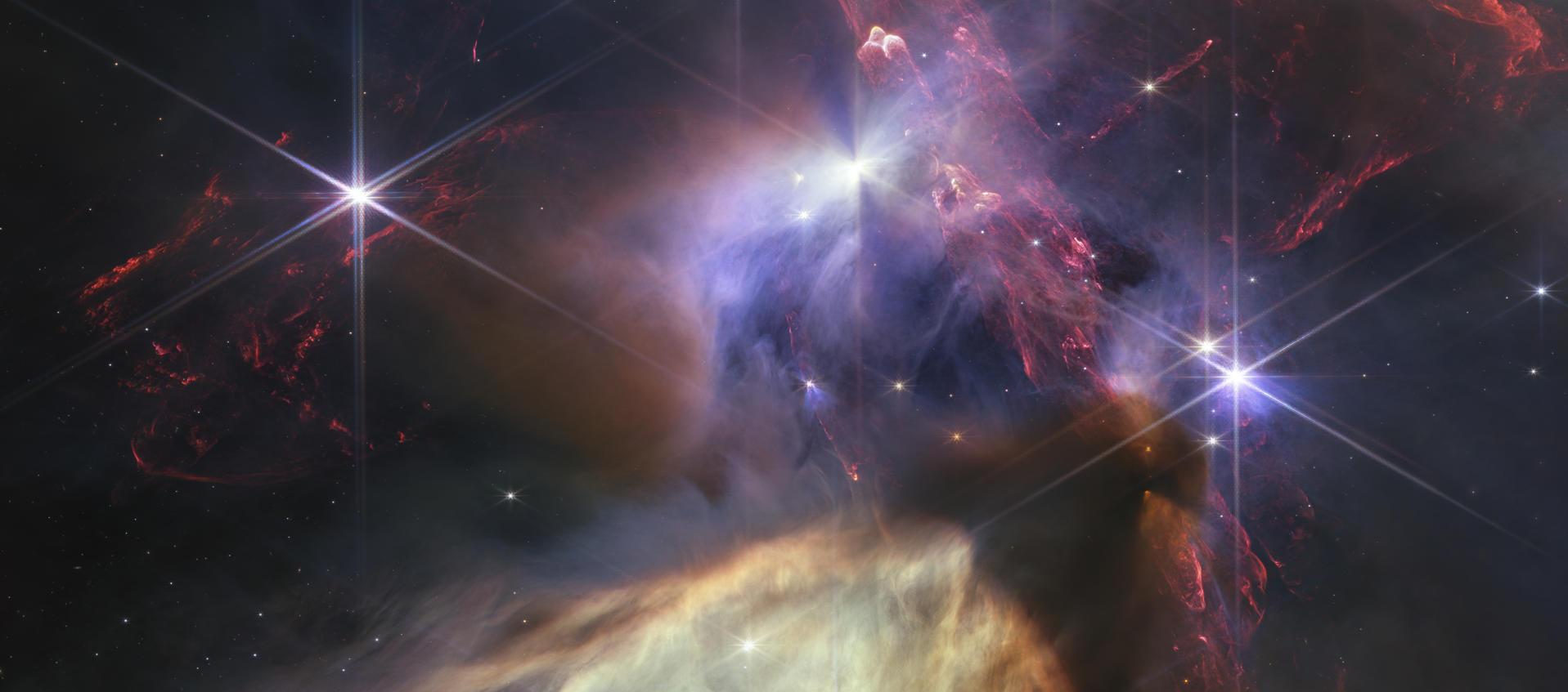 La imagen del telescopio espacial James Webb de la zona donde nacen las estrellas