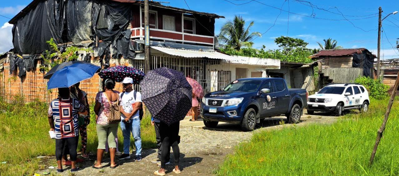 Funcionarios de la Misión de Apoyo al Proceso de Paz en Colombia de la OEA