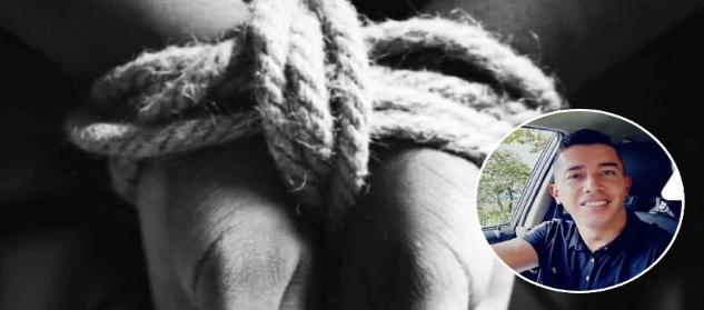 Wilmer Campo, secuestrado este viernes en la mañana en zona rural de Rosas, Cauca