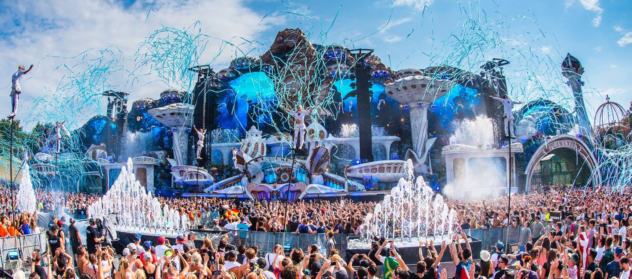 Fotografía de archivo del festival de música, Tomorrowland.