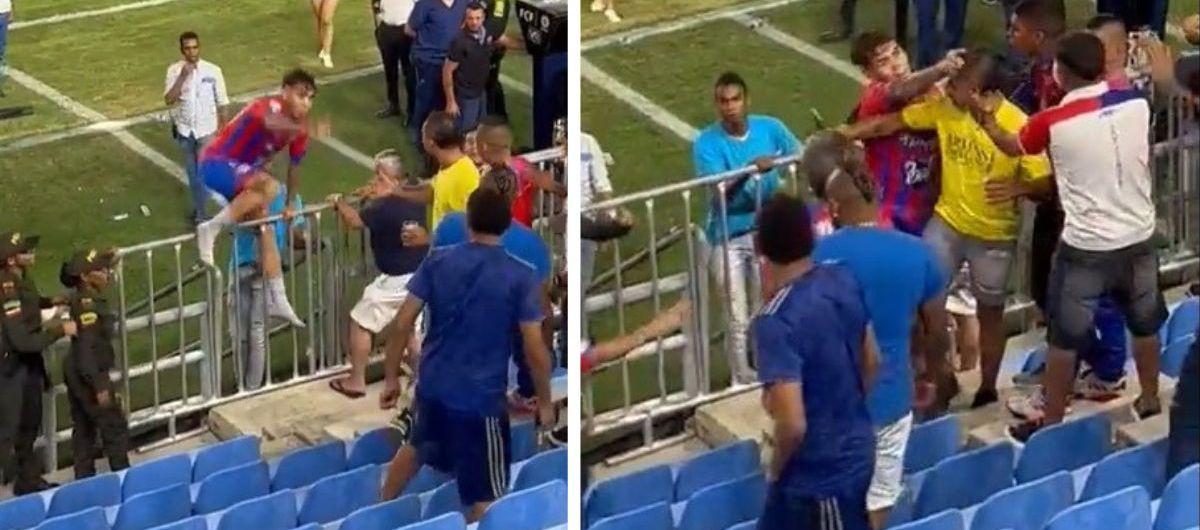 Ricardo Márquez salta a la grada del Sierra Nevada