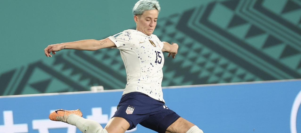 Megan Rapinoe, jugadora de la selección de Estados Unidos. 