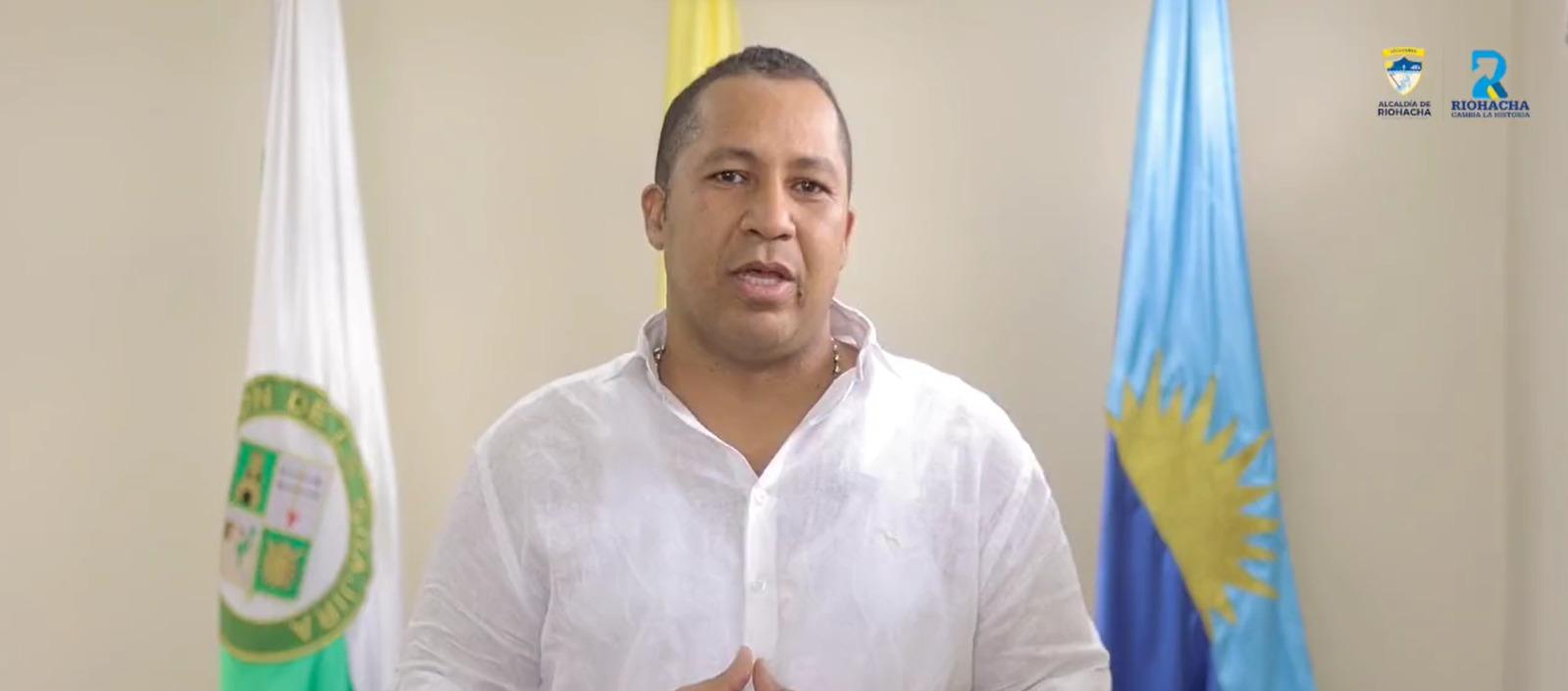 El alcalde de Riohacha, José Ramiro Bermúdez Cotes.