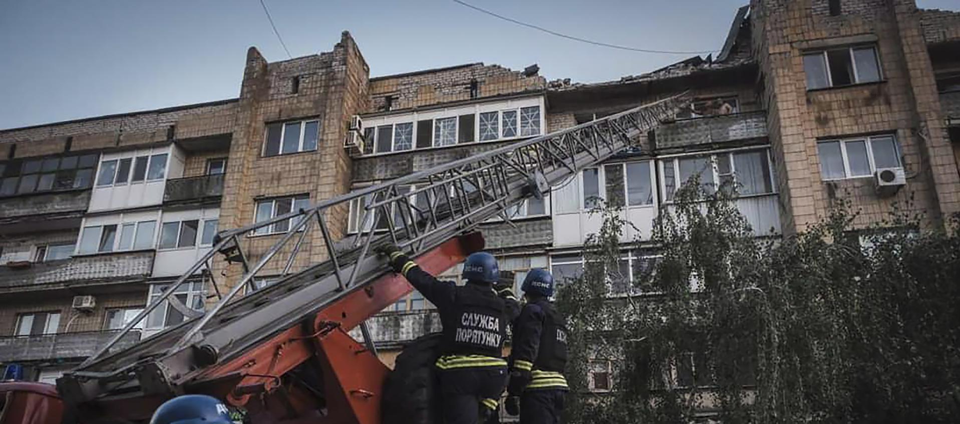 Ataque con misiles a Ucrania.