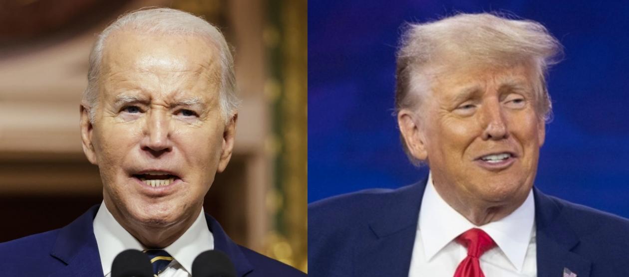 Joe Biden y Donald Trump.