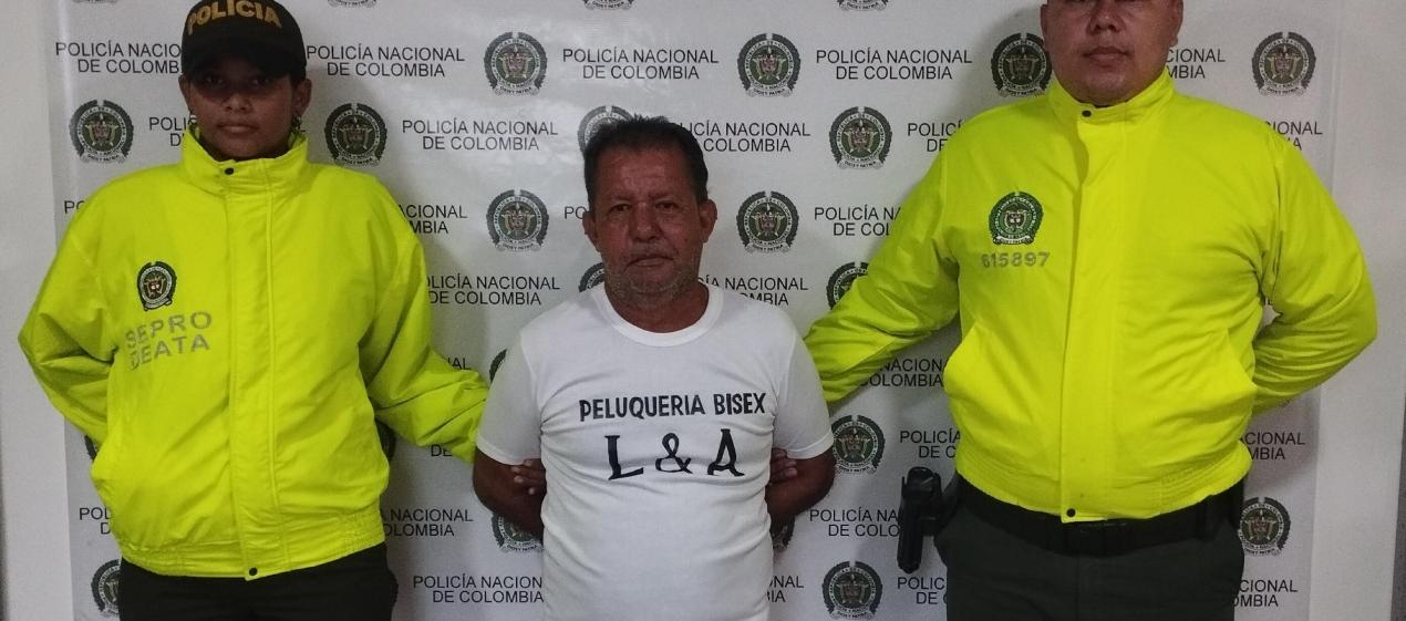 Capturado en Sabanalarga. 