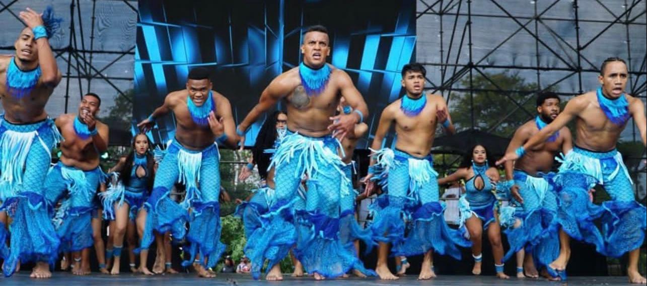 Bailarines en el Carnaval de Barranquilla.